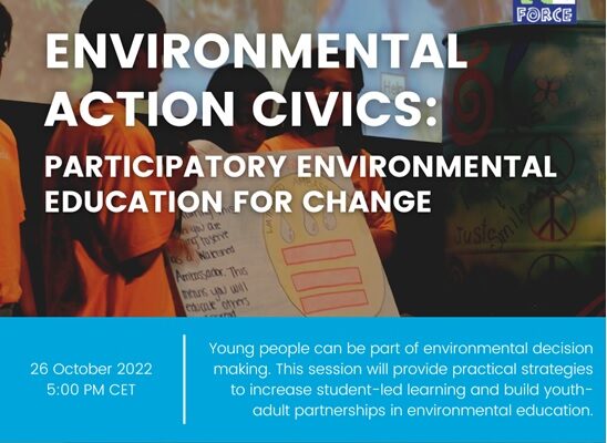 Webinar on Participatory Environmental Education: experiences from the United States